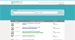 Desktop Screenshot of pflegestellen.at